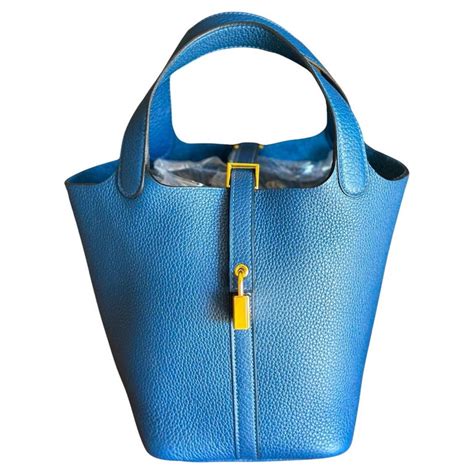 hermes deep blue picotin|Hermes picotin 18 bag.